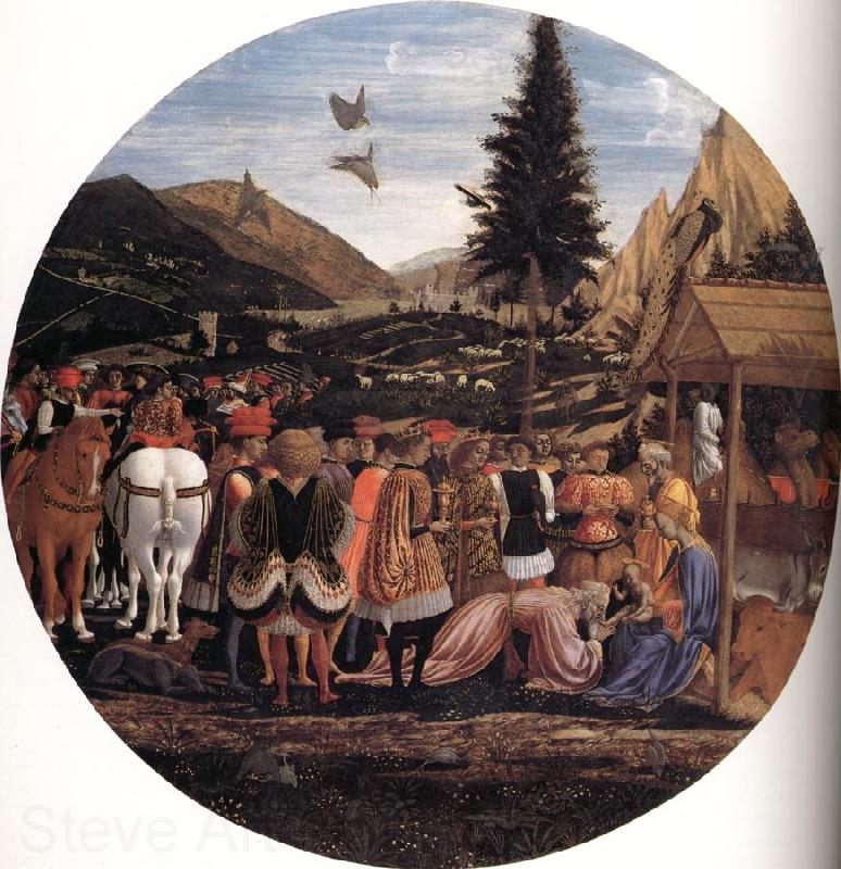 DOMENICO VENEZIANO The Adoration of the Magi Spain oil painting art